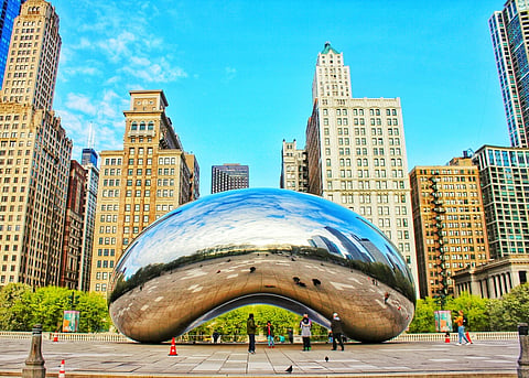 Cloud Gate is a major attraction